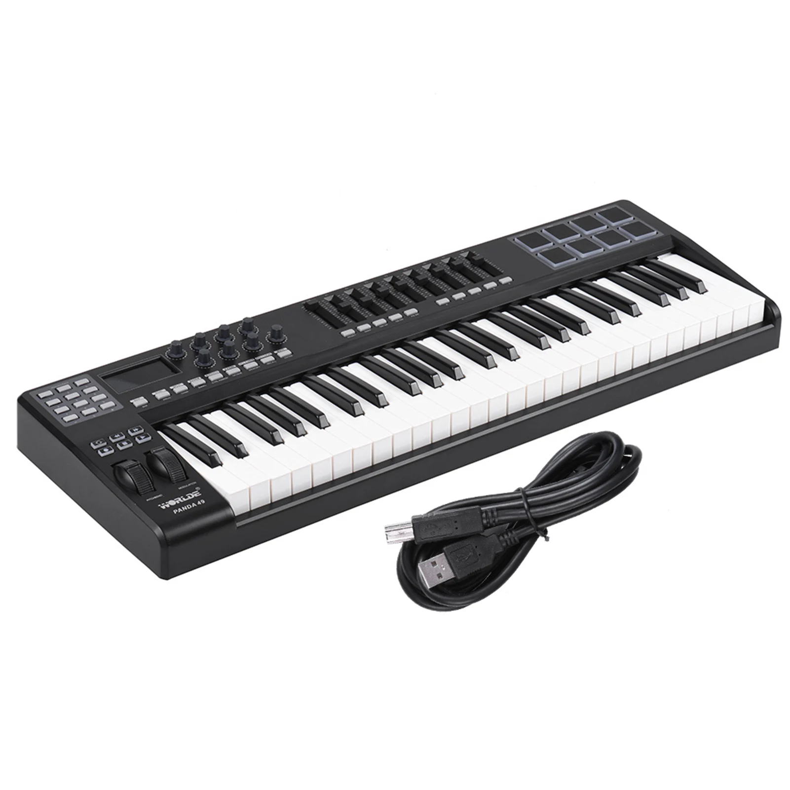 Midi Controller Pad - WORLDE PANDA49 에듀 팩 | 49키+8RGB
