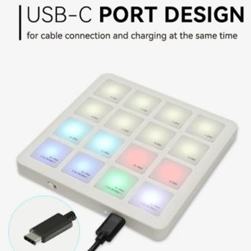 Midi Controller Pad - SMC-PAD 포켓 MIDI 컨트롤러 속도에 민감한