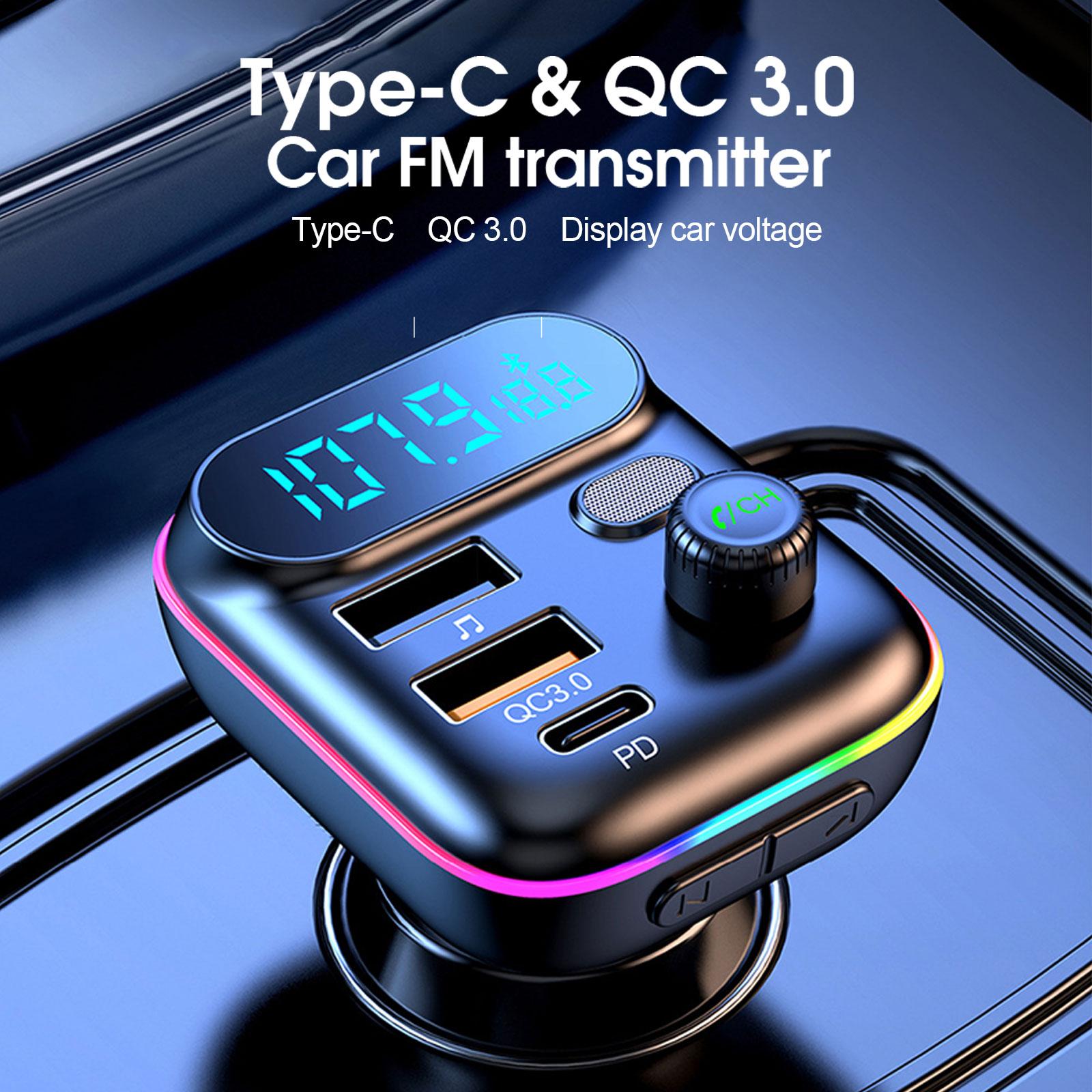 Audio Music App - 자동차 블루투스 FM 송신기 블루투스 5.0