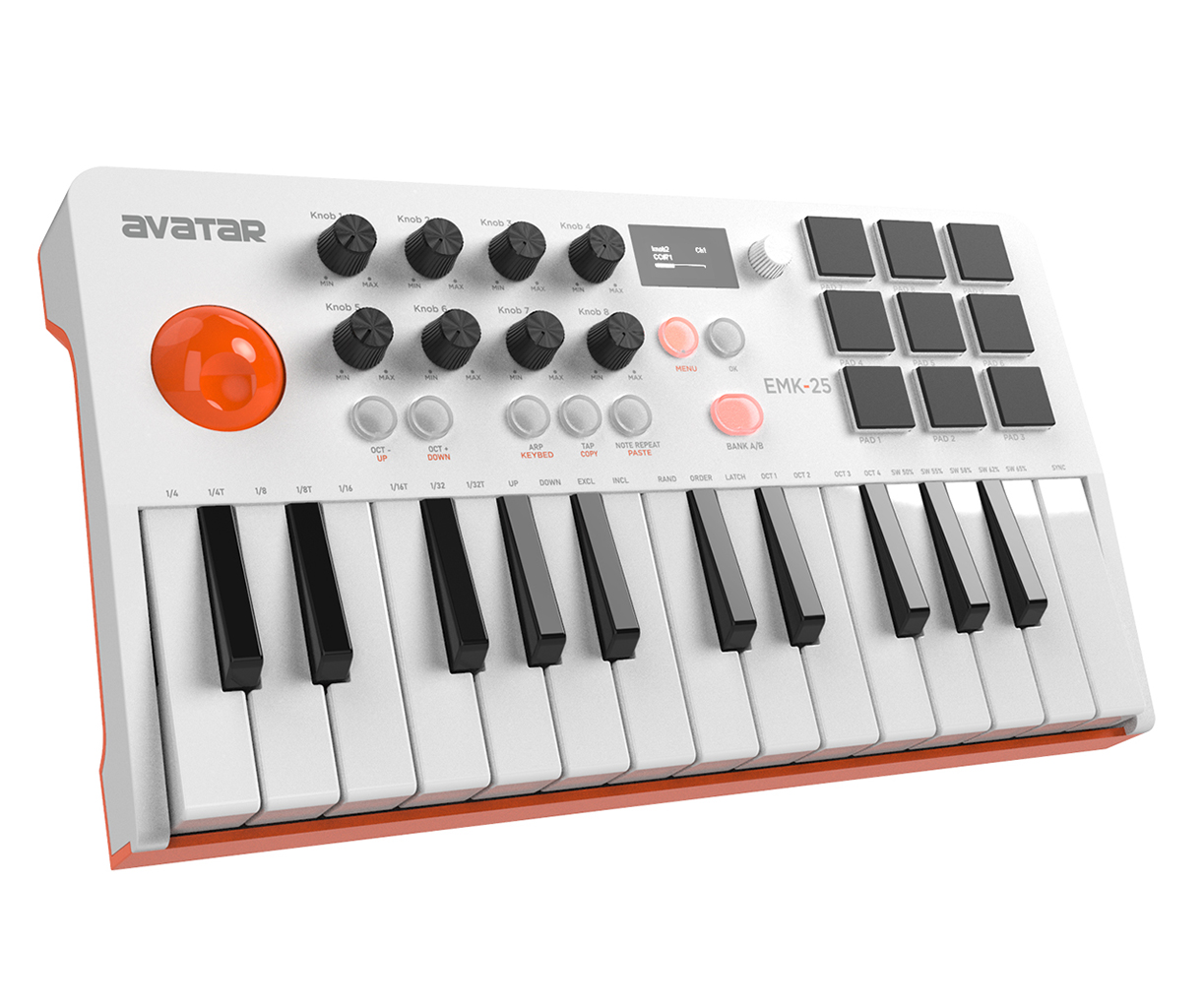EMK-25 무선 미디 키보드 컨트롤러, 9 개의 백라 - Midi Controller Pad 리뷰 및 가격