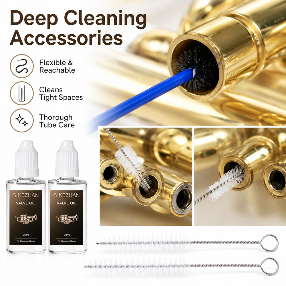 트럼펫 청소 키트 2종 밸브 오일 액체 윤활제 스네이크 - Trumpet Valve Oil 리뷰 및 가격