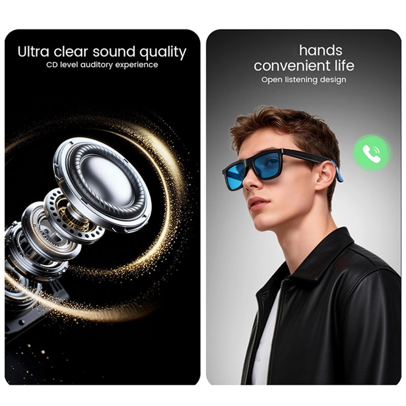 AI 스마트 오디오 안경 터치로 색상 변경 가능 IP6 - Audio Music Ai 리뷰 및 가격