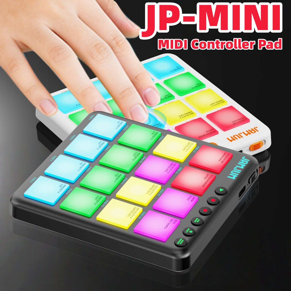 JAMJUM JP-MINI 무선 MIDI 패드 컨트롤러 - Midi Controller Pad 리뷰 및 가격