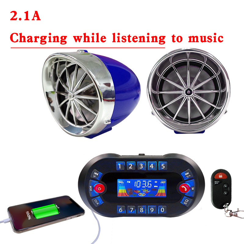 MT730 오토바이 블루투스 스피커 증폭기 출력 2.1 - Audio Music App 리뷰 및 가격