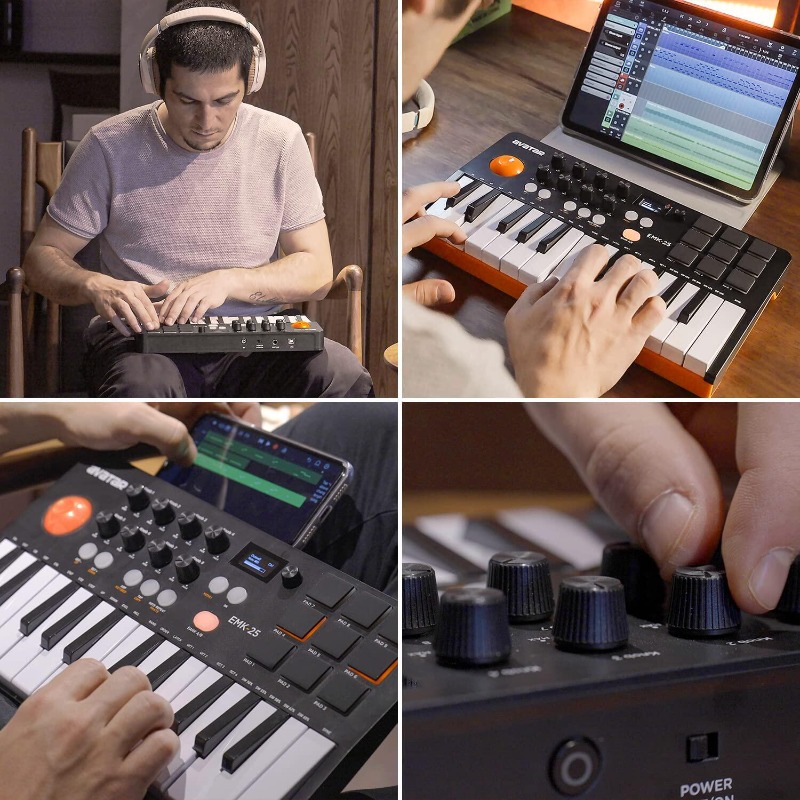 Av Atar EMK-25 뮤직 어레인저 MIDI 키보 - Midi Controller Pad 리뷰 및 가격