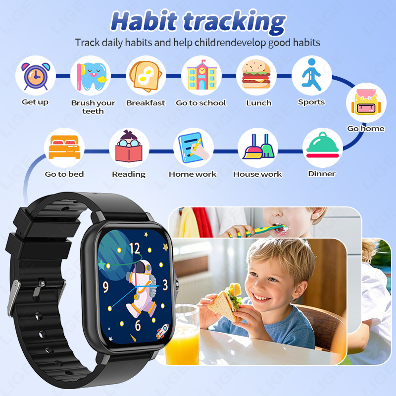 LIGE 2025 오디오 북 어린이 Smartwatch - Music Audiobook 리뷰 및 가격