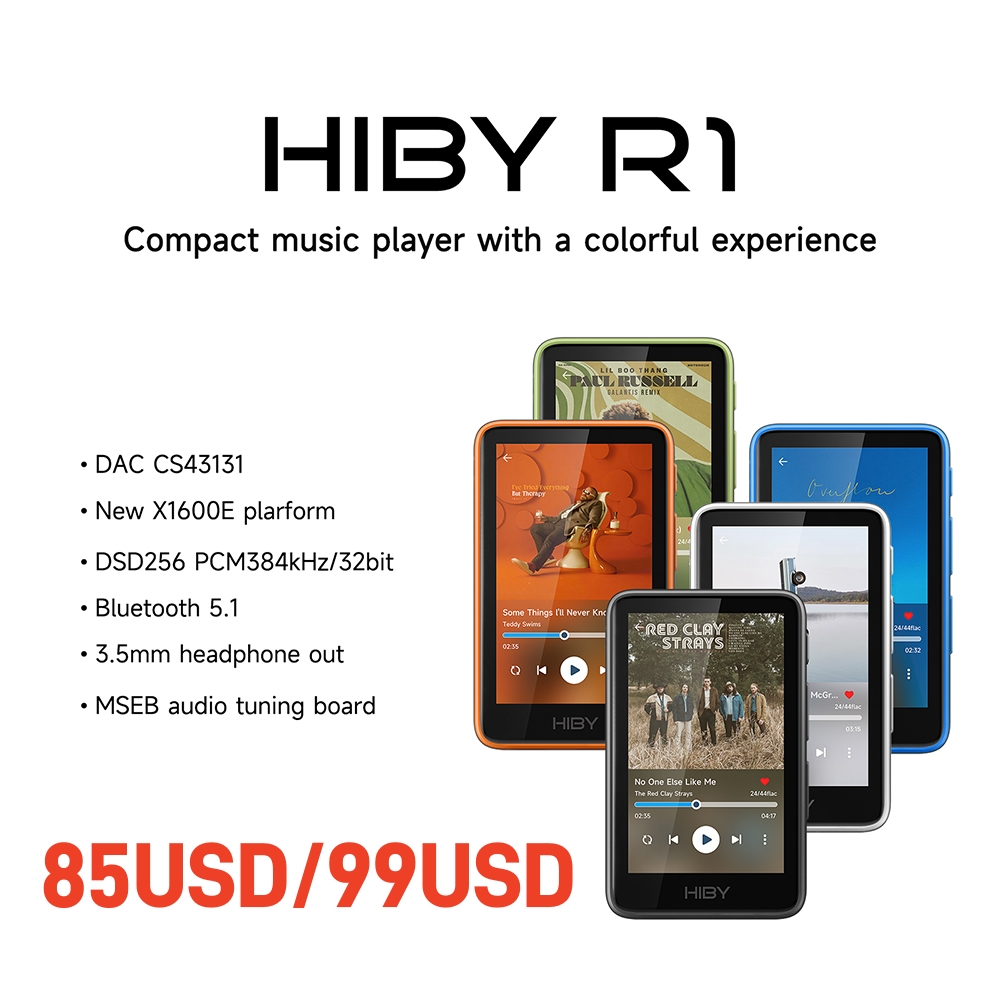 HiBy R1 하이베이 무손실 음악 플레이어 순수 사운 - Music Audiobook 리뷰 및 가격