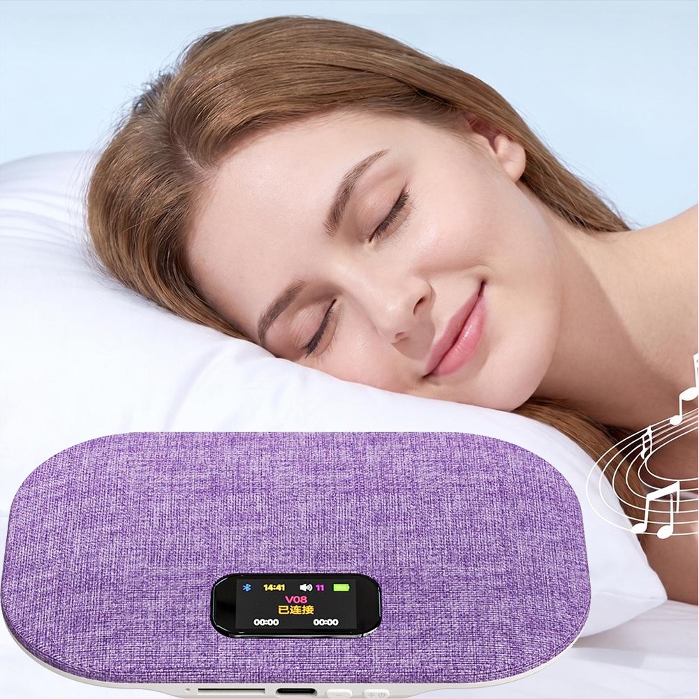 수면용 침실 베개 스피커, 시간 표시 및 가사 동기화  - Audio Music To Lyrics 리뷰 및 가격