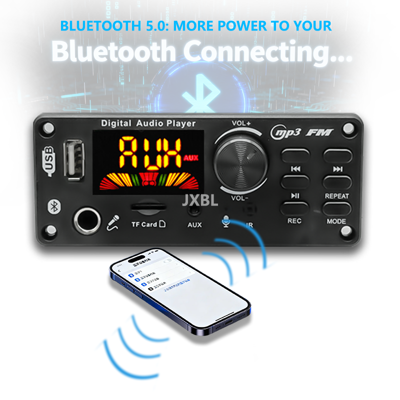 80W 블루투스 5.0 MP3 디코더 보드 2x40W  - Audio Music App 리뷰 및 가격