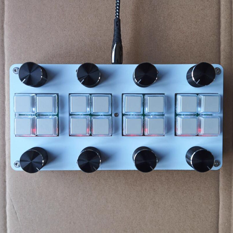 8개의 스위치와 8개의 댐핑 노브가 있는 DAW 소프트 - Midi Controller Pad 리뷰 및 가격